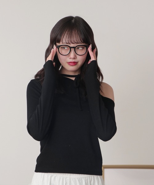 NOEYEDIA（ノーアイディア）の「no eyedia/ノーアイディア OPTICAL めがね 【NE-456】 2026新作　再入荷（メガネ・レディース・ブラック・FREE）」の8枚目の写真