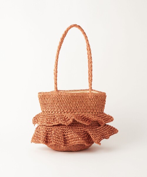 グリーンレーベルリラクシング　＜VINCENT PRADIER＞フリル バッグ UNITED ARROWS green label relaxing ＜VINCENT PRADIER＞フリル