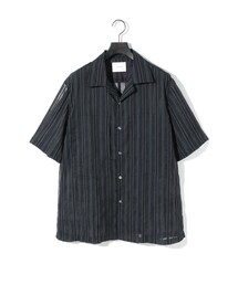 MIDIUMISOLID Men’s シアーストライプシャツ