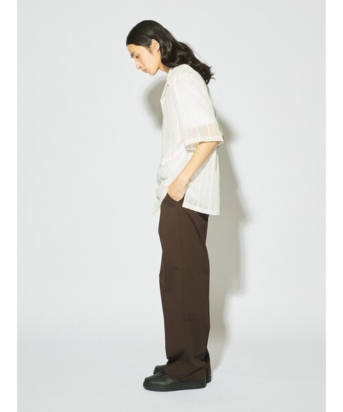 MIDIUMISOLID(ミディウミソリッド)の「MIDIUMISOLID Men’s シアーストライプシャツ(シャツ/ブラウス・メンズ・オフホワイト/ブルー系その他・48)」の13枚目の写真