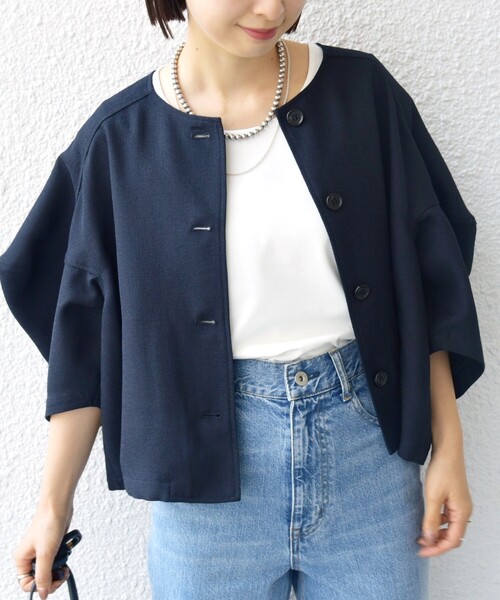 セール】【WEB限定】〈洗濯機可能〉リネンライク ランタン袖