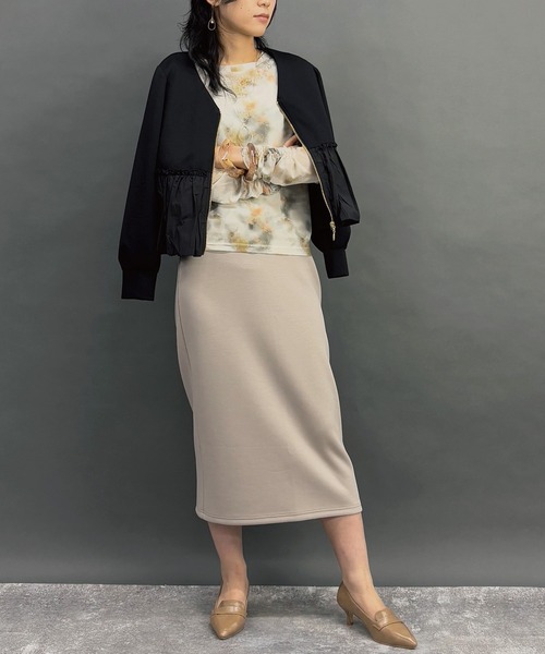 NICOLE white（ニコルホワイト）の「ぼかし柄シアーTEE（Tシャツ/カットソー・レディース・ミント/ラベンダー/オレンジ・FREE）」の14枚目の写真