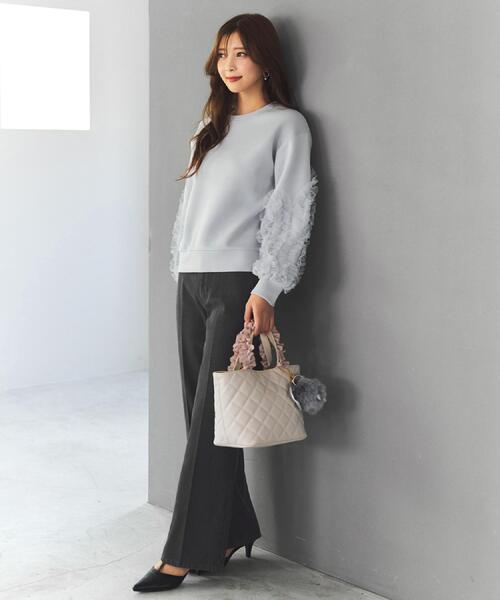 ぎゅページ 丈が選べる》ストレートデニムパンツ【洗濯機洗い可】（その他パンツ