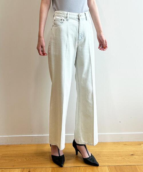 index(インデックス)の「《丈が選べる》ストレートデニムパンツ【洗濯機洗い可】(その他パンツ・レディース・サックスブルー/ライトブルー/ネイビー/スミクロ・02/03/36/38/40)」の21枚目の写真