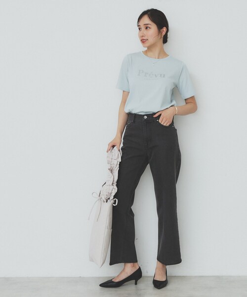 丈が選べる》ストレートデニムパンツ【洗濯機洗い可】（その他パンツ