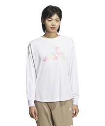 アディダス adidas 長袖 グラフィックTシャツ