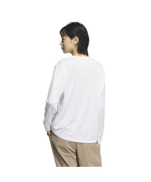 adidas(アディダス)の「アディダス adidas 長袖 グラフィックTシャツ(Tシャツ/カットソー・レディース・ブルーグレー/ホワイト/ブラック・S/M/L/XL)」の8枚目の写真