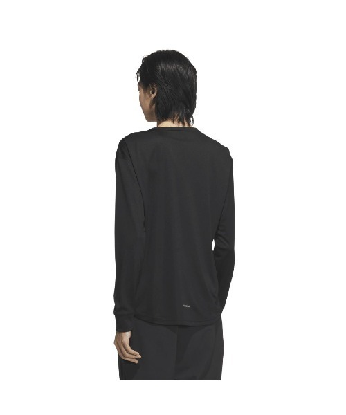 adidas(アディダス)の「アディダス adidas 長袖 グラフィックTシャツ(Tシャツ/カットソー・レディース・ブルーグレー/ホワイト/ブラック・S/M/L/XL)」の12枚目の写真