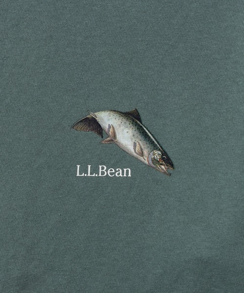 L.L.Bean(エルエルビーン)の「【JAPAN EDITION】ビーンズ 1980 ショートスリーブ・カタログ・トラウト・ティ(Tシャツ/カットソー・メンズ・ネイビー/ライトグレー/ベージュ系/ダークグリーン・SMALL/MEDIUM/LARGE/X-LARGE)」の5枚目の写真