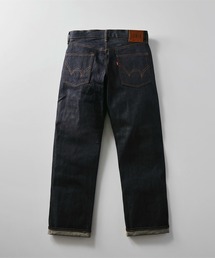 EDWIN〈ワイドデニムパンツ 濃紺 濃いめ W38 縦落ち 日本製 ルーズ〉 505ZX ルーズストレート ヴィンテージ デニムパンツ ジーンズ
