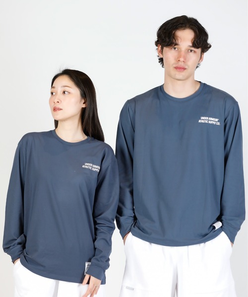 Under Armour 4XL ネイビー長袖Tシャツ アンダーアーマー（UNDER ARMOUR）（メンズ）野球 アンダー