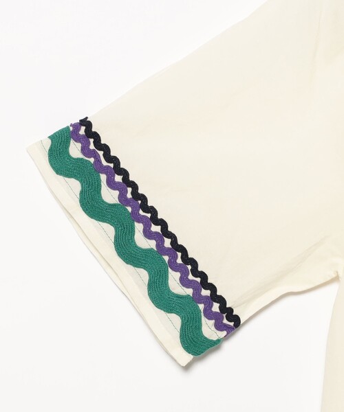 trepied（トレピエ）の「【別注】trepied / テープ ギャザー スモック（シャツ/ブラウス・レディース・ネイビー/アイボリー・ONE SIZE）」の19枚目の写真