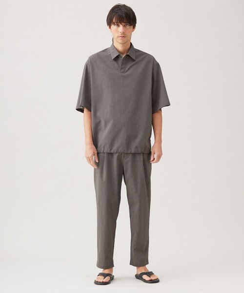 UNFILO(アンフィーロ)の「TENNEN TOUCH タックパンツ(その他パンツ・メンズ・ブラック系/カーキ系/グレー系・LARGE/MEDIUM/SMALL/X-LARGE)」の5枚目の写真
