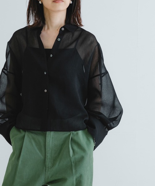URBAN RESEARCH / アーバンリサーチ シアーワイドスリーブシャツ URBAN RESEARCH｜シアーワイドスリーブシャツ | Rakuten Fashion