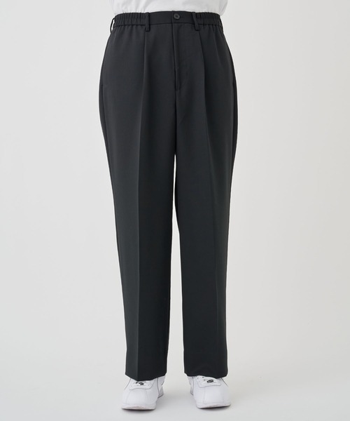 STUDIOUS（ステュディオス）の「NO SEASON WASHABLEWOOL SLACKS（スラックス・メンズ・ブラック/グレイッシュベージュ・1/2）」の7枚目の写真