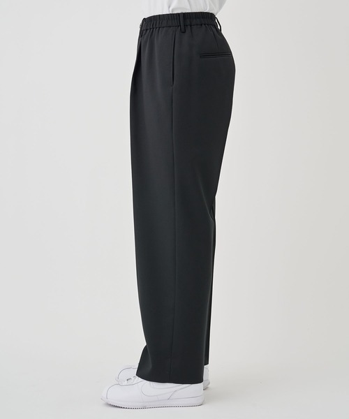 STUDIOUS（ステュディオス）の「NO SEASON WASHABLEWOOL SLACKS（スラックス・メンズ・ブラック/グレイッシュベージュ・1/2）」の8枚目の写真