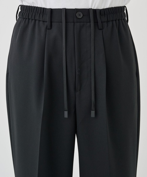 STUDIOUS（ステュディオス）の「NO SEASON WASHABLEWOOL SLACKS（スラックス・メンズ・ブラック/グレイッシュベージュ・1/2）」の10枚目の写真