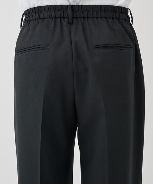 STUDIOUS（ステュディオス）の「NO SEASON WASHABLEWOOL SLACKS（スラックス・メンズ・ブラック/グレイッシュベージュ・1/2）」の11枚目の写真