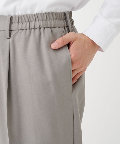 STUDIOUS（ステュディオス）の「NO SEASON WASHABLEWOOL SLACKS（スラックス・メンズ・ブラック/グレイッシュベージュ・1/2）」の20枚目の写真