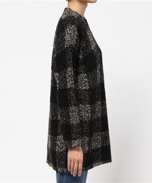 Denim & Supply Ralph Lauren(デニムアンドサプライラルフローレン)の「バッファロー プラッド セーター(ニット/セーター・レディース・ブラック×ホワイト・SMALL/X-SMALL/XX-SMALL/MEDIUM/LARGE)」の3枚目の写真