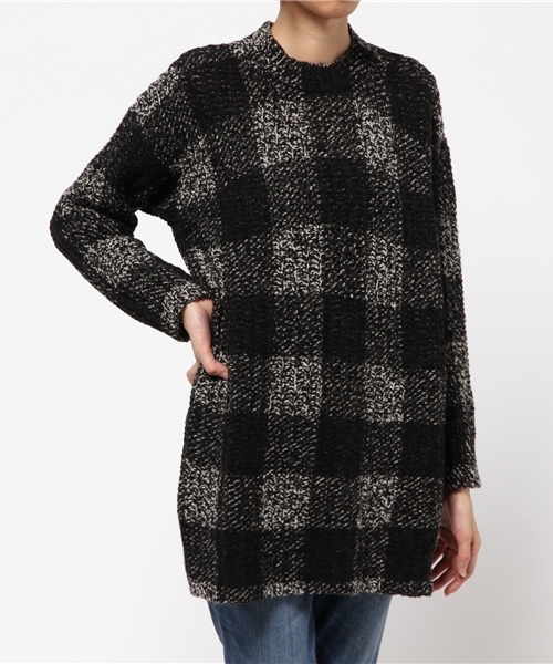 Denim & Supply Ralph Lauren(デニムアンドサプライラルフローレン)の「バッファロー プラッド セーター(ニット/セーター・レディース・ブラック×ホワイト・SMALL/X-SMALL/XX-SMALL/MEDIUM/LARGE)」の8枚目の写真