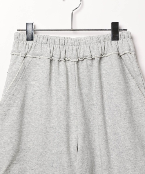 Heather（ヘザー）の「2WAYスウェットデザインパンツ　326088（スウェットパンツ・レディース・グレー/スミクロ・FREE）」の4枚目の写真