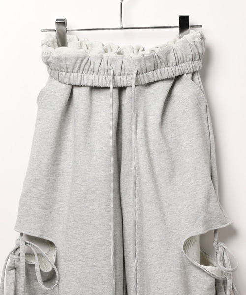 Heather（ヘザー）の「2WAYスウェットデザインパンツ　326088（スウェットパンツ・レディース・グレー/スミクロ・FREE）」の15枚目の写真