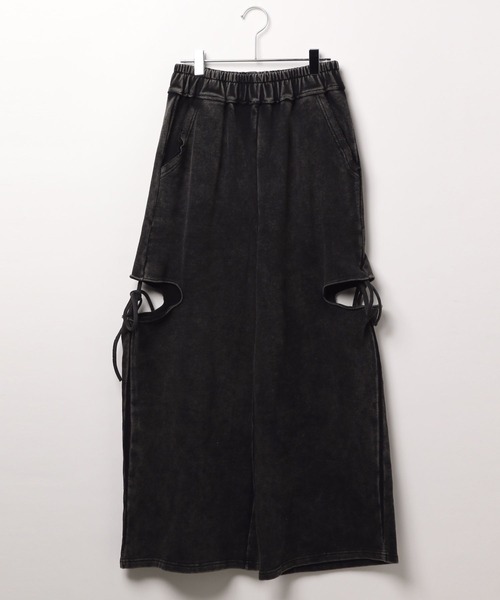 Heather（ヘザー）の「2WAYスウェットデザインパンツ　326088（スウェットパンツ・レディース・グレー/スミクロ・FREE）」の7枚目の写真