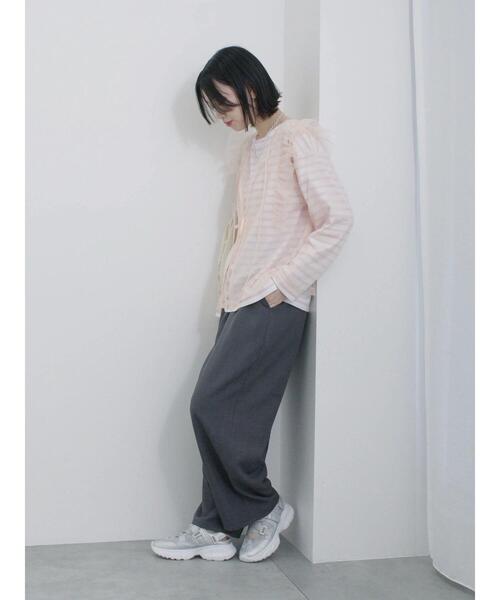 Samansa Mos2 blue(サマンサモスモスブルー)の「【軽量】クロスベルトスニーカーサンダル(ドレスシューズ・レディース・ブラック/シルバー/オフホワイト・L/M)」の18枚目の写真