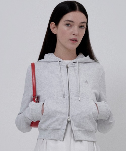 パーカー KIRSH PLAIN SLIM FIT CROP HOODIE ZIP UP キルシー プレイン スリム フィット クロップ ジップアップ KIRSH PLAIN SLIM FIT CROP HOODIE ZIP UP キルシー プレイン