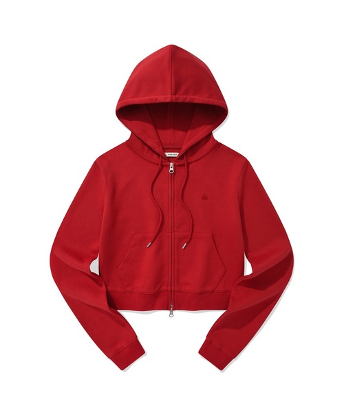 キルシー kirsh KIRSH PLAIN SLIM FIT CROP HOODIE ZIP UP キルシー プレイン