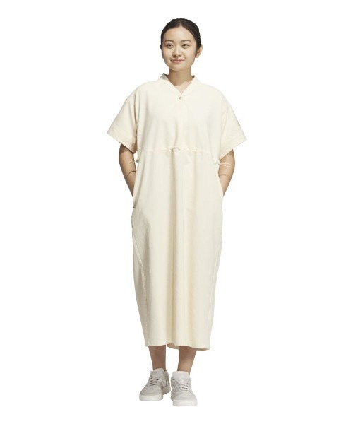 【タグ付き未使用】S アディダス　半袖　OPワンピース Lux AD ウーブン adidas ワンピース Lux AD ウーブン 半袖 OPワンピース