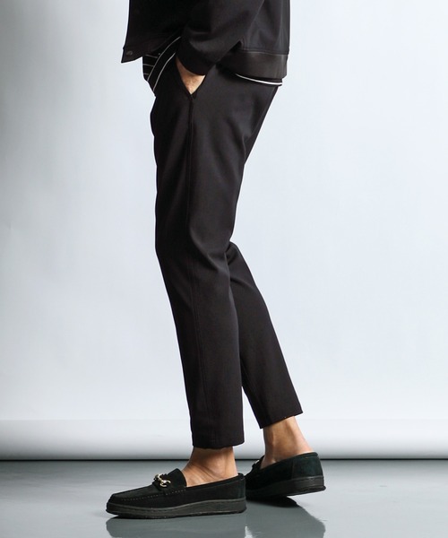 The DUFFER of ST.GEORGE（ザダファーオブセントジョージ）の「[360° THE CIRCLE STRETCH] BY WONDER SHAPE：セットアップ 軽量ジャージ素材 コンフォートパンツ（その他パンツ・メンズ・ブラック/ネイビー・SMALL/MEDIUM/LARGE/X-LARGE）」の7枚目の写真