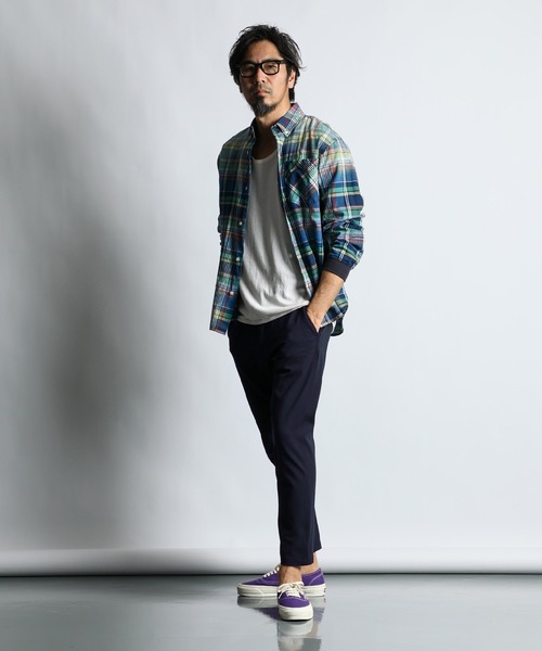 The DUFFER of ST.GEORGE（ザダファーオブセントジョージ）の「[360° THE CIRCLE STRETCH] BY WONDER SHAPE：セットアップ 軽量ジャージ素材 コンフォートパンツ（その他パンツ・メンズ・ブラック/ネイビー・SMALL/MEDIUM/LARGE/X-LARGE）」の6枚目の写真