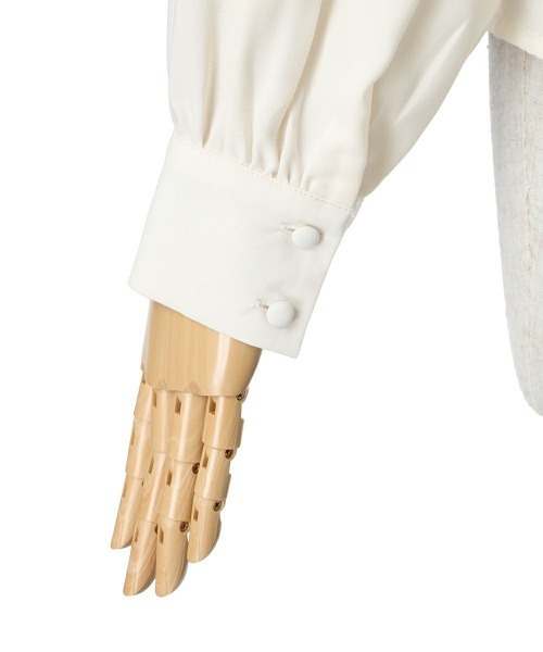 an another angelus（アンアナザーアンジェラス）の「はしごレースヨークプルオーバーブラウス/fint　フィント（シャツ/ブラウス・レディース・ホワイト×グレー/ホワイト×ネイビー・FREE）」の21枚目の写真