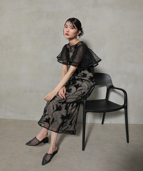 Kana(カナ)の「ポインテッドトゥ ローヒール パンプス 結婚式 お呼ばれ オケージョン(サンダル・レディース・ゴールド/シルバー/ブラック・S/M/L/2L)」の10枚目の写真