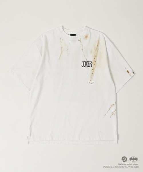 ADAM PATEK(アダムパテック)の「【ADAMPATEK/アダムパテック】<THE JOKER> comic T/ジョーカーコラボコミックプリントT(Tシャツ/カットソー・レディース・ホワイト・1/2)」の2枚目の写真