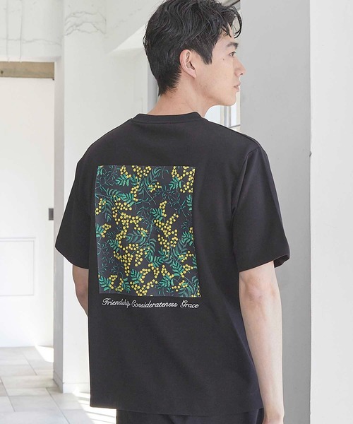 UNION STATION(ユニオンステーション)の「UNION STATION by MEN'S BIGI×HIBIYA-KADAN コラボTシャツ(Tシャツ/カットソー・メンズ・ホワイト/ブラック・M/L/LL)」の2枚目の写真