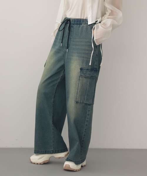 プリーツプリーズ　コットンデニムカーゴ COTTON DENIM – ISSEY MIYAKE ONLINE STORE