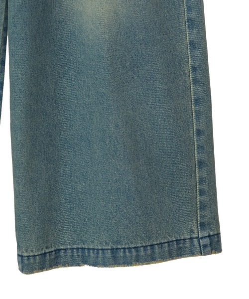 EGOIST（エゴイスト）の「EGOISTブリーチデニムカーゴパンツ（カーゴパンツ・レディース・インディゴブルー・FREE）」の10枚目の写真