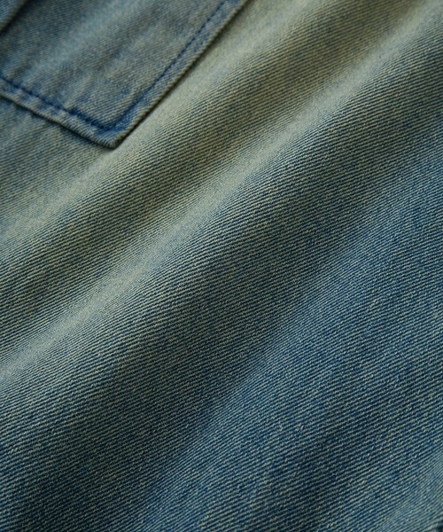 EGOIST（エゴイスト）の「EGOISTブリーチデニムカーゴパンツ（カーゴパンツ・レディース・インディゴブルー・FREE）」の14枚目の写真