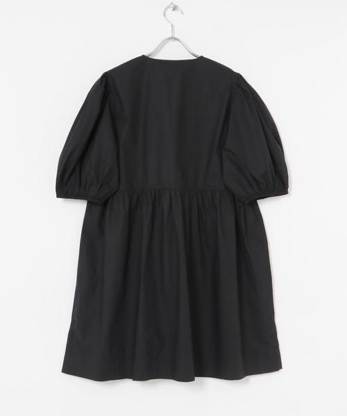 セール】GANNI Cotton Poplin Mini Dress（ワンピース）｜GANNI