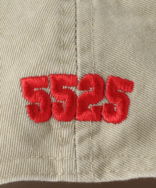 5525Gallery(ゴーゴーニーゴーギャラリー)の「【別注】 <5525gallery> ロゴ キャップ(キャップ・メンズ・ブラック/ベージュ・FREE)」の9枚目の写真