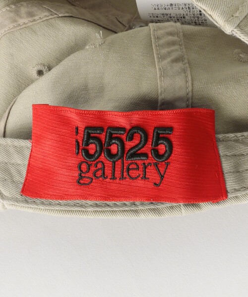 5525Gallery(ゴーゴーニーゴーギャラリー)の「【別注】 <5525gallery> ロゴ キャップ(キャップ・メンズ・ブラック/ベージュ・FREE)」の15枚目の写真