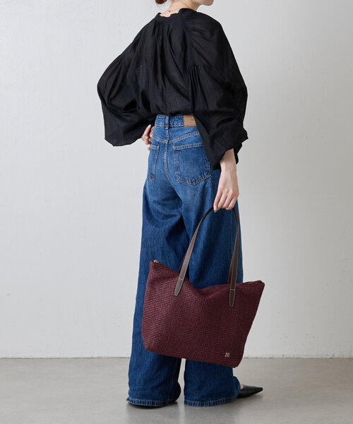 russet/ラシット】 THE CLOUDS NYLON トートバッグ ナイロン 黒