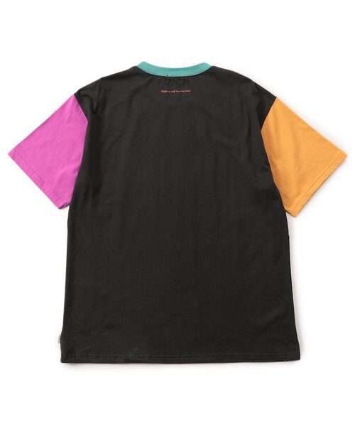 BREEZE(ブリーズ)の「WEB限定【リンク】ロゴアップリケ半袖Tシャツ(オトナ)(Tシャツ/カットソー・レディース・レインボー/グレー/オフホワイト・LARGE/MEDIUM)」の7枚目の写真