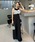 ANDRESDiAhXhj́uruffled bustier pants dress / btrX`FpchXipchXjvbubN