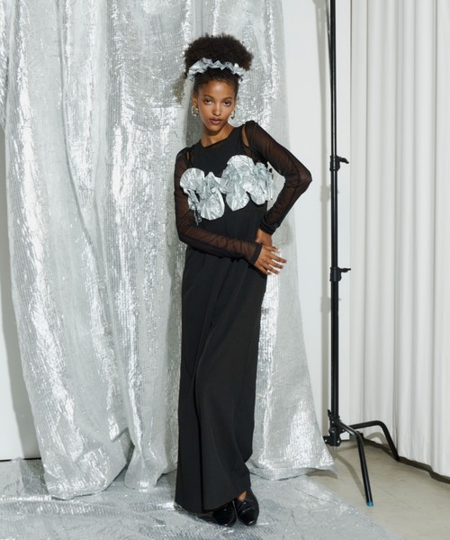 ANDRESD（アンドレスド）の「ラッフルビスチェパンツドレス / ruffled