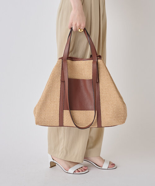 リパリ トート スモール／大人の名品／最高級ラフィア使用 ☆大人気☆【Dior】《DIOR BOOK TOTE》スモールバッグ ラフィア