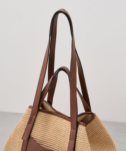 リパリ トート スモール／大人の名品／最高級ラフィア使用 ☆大人気☆【Dior】《DIOR BOOK TOTE》スモールバッグ ラフィア